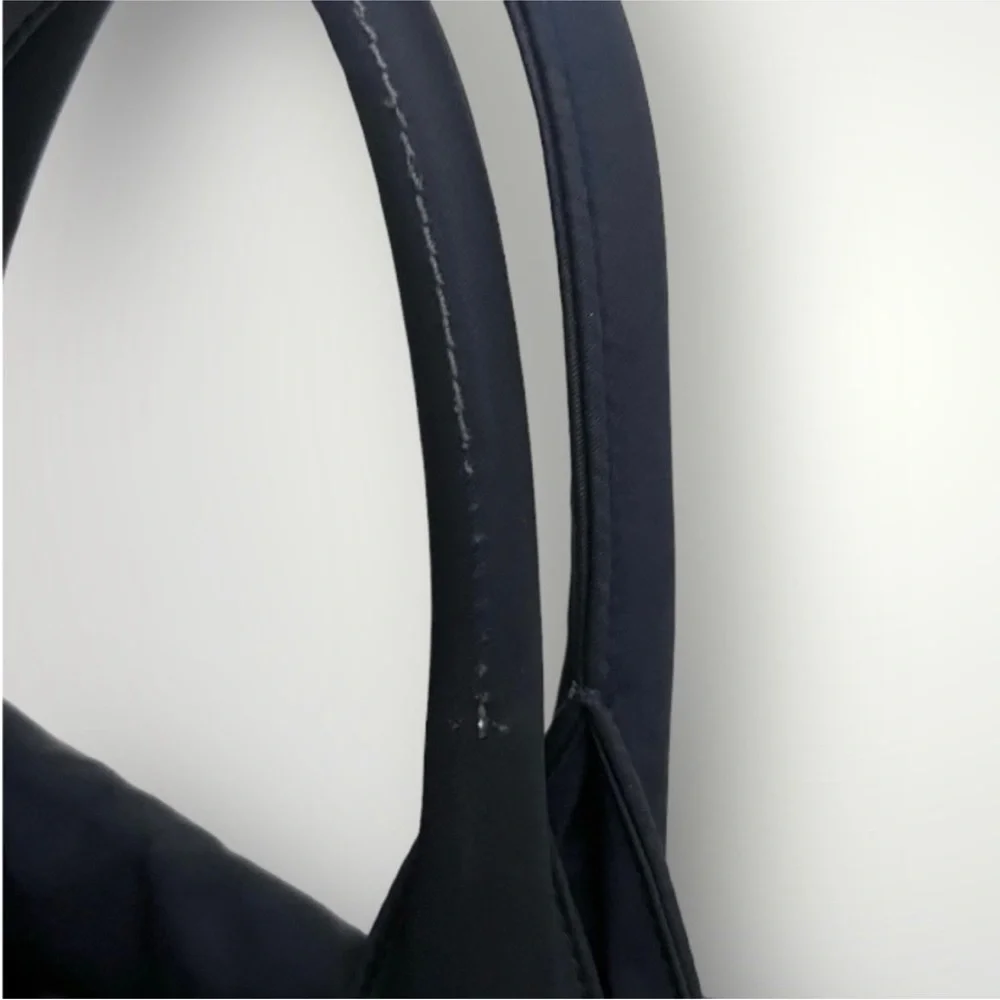 Auth Prada Tessuto Nylon Canapa Bag Large
